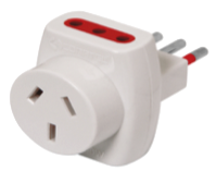ADAPTADOR 3 EN LÍNEA CON 1 SALIDA ESTÁNDAR Y 2 DE 3 EN LÍNEA - 6 UNIDADES