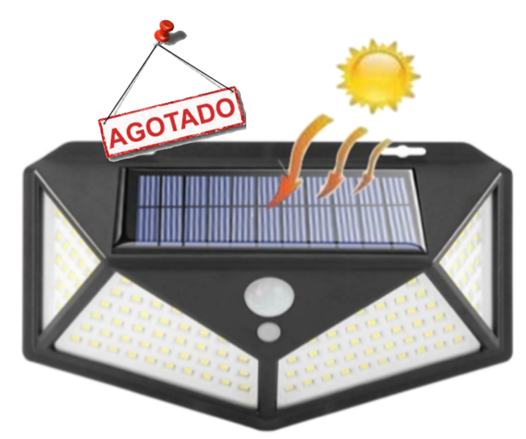 FAROL SOLAR AUTOMÁTICO 180 LED