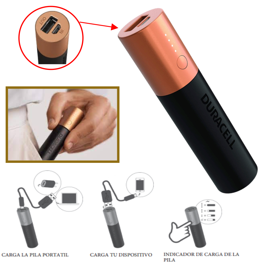 BATERÍA POWER BANK 3350