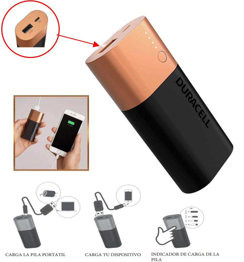 BATERÍA POWER BANK 6700