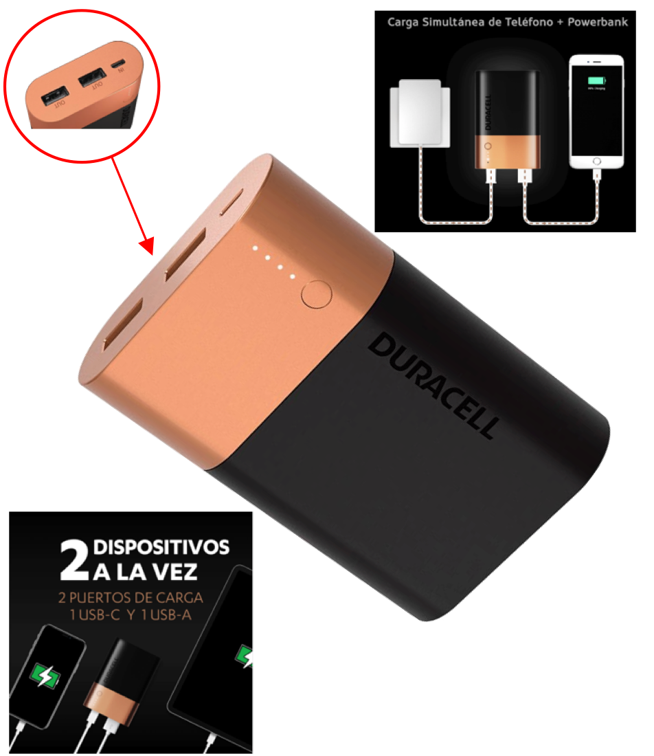 BATERÍA POWER BANK 10050