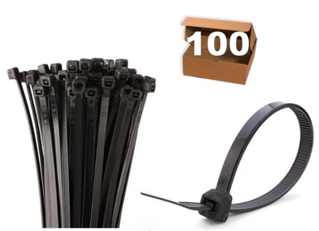 SUNCHOS NEGROS 500 x 4,8 mm - 100 UNIDADES