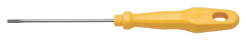 DESTORNILLADOR PERILLERO - PUNTA PLANA 75 mm SIN CLIP- 3,2 x 0,8 mm