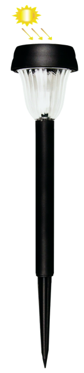 ESTACA LED SOLAR DE JARDIN - 3Lm - LUZ FRÍA