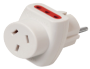 ADAPTADOR SCHUKO - 6 UNIDADES
