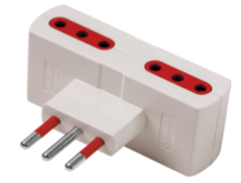ADAPTADOR MÚLTIPLE PLANO - 6 UNIDADES