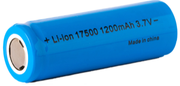BATERÍA 17500 RECARGABLE - 1200 mAh - UNIDAD