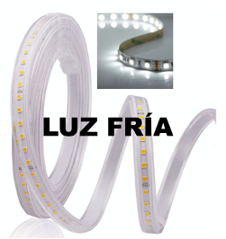 CINTA LED - POR METRO - LUZ BLANCA FRÍA - 180 LED/mt.