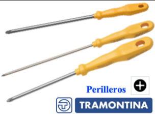 DESTORNILLADOR PERILLERO - PUNTA CRUZ 70 mm - 3 x 0,8 mm