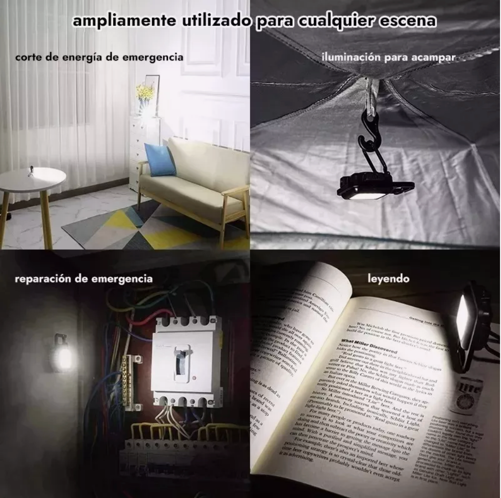 LINTERNA LLAVERO DESTAPADOR - RECARGABLE - 6 UNIDADES