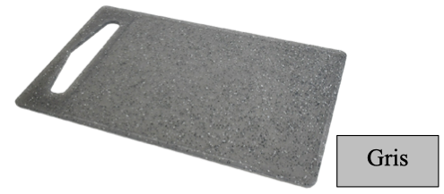 TABLA DE COCINA - 29 x 19 x 0,5 cm.- Gris - 6 UNIDADES
