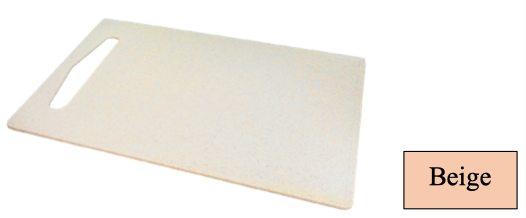 TABLA DE COCINA - 29 x 19 x 0,5 cm.- Beige - 6 UNIDADES