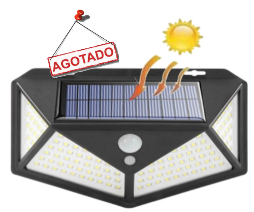 FAROL SOLAR AUTOMÁTICO 180 LED