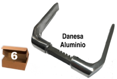 MANIJA DANESA - EJE CORTO - CON CORREDERA x 6 unidades