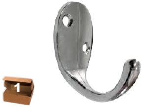 MEDIA PERCHA - ALUMINIO REDONDEADA - UNIDAD