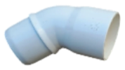 CODO PVC 45º M/H - 50 mm