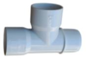 RAMAL TEE PVC 90º M/H - 50 mm