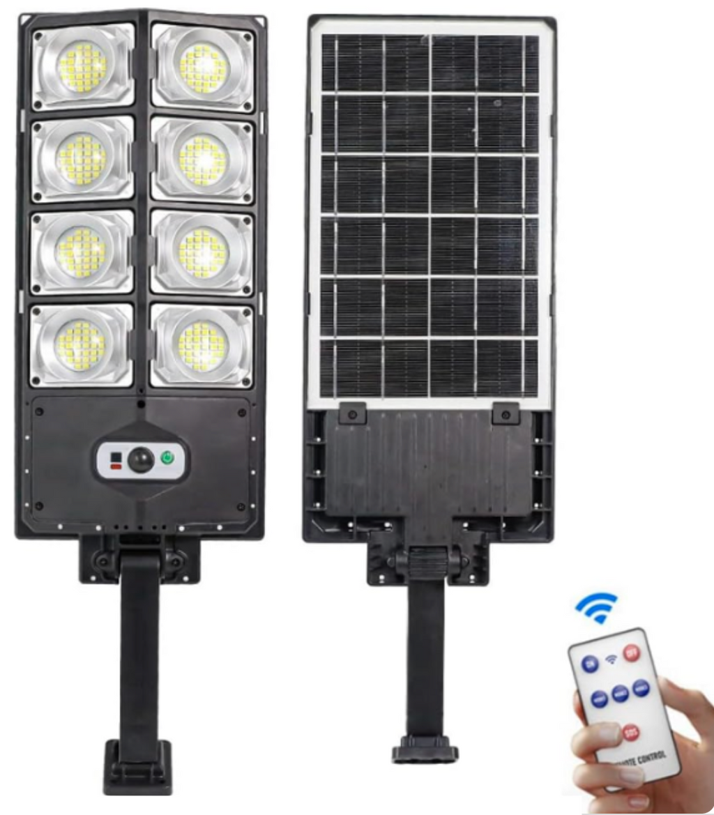 FAROL SOLAR 150W C/SENSOR DE MOV. Y CONTROL REMOTO