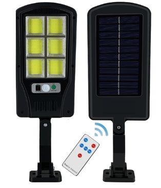 FAROL SOLAR 100W C/SENSOR DE MOV. Y CONTROL REMOTO