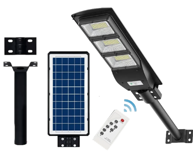 FAROL SOLAR 200W C/SENSOR DE MOV. Y CONTROL REMOTO