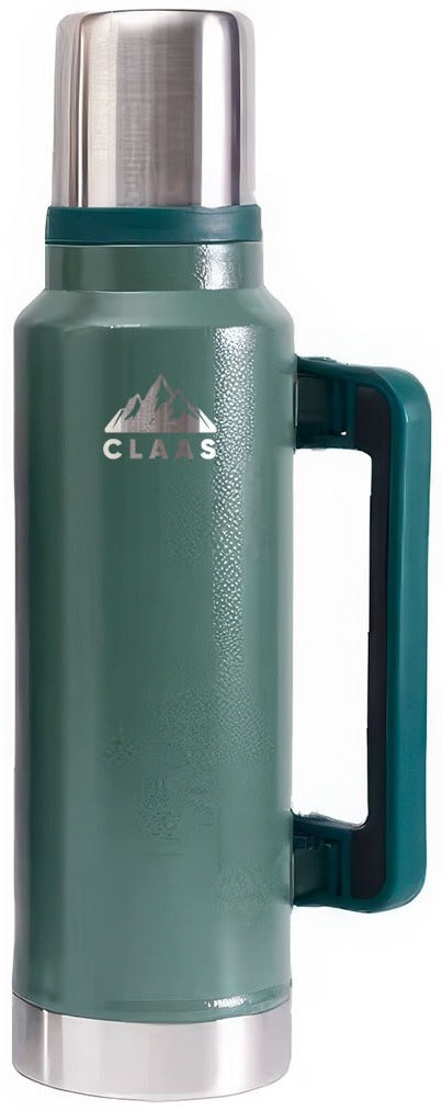 TERMO CLAAS - 1,3 lts. C/TAPÓN CEBADOR - VERDE