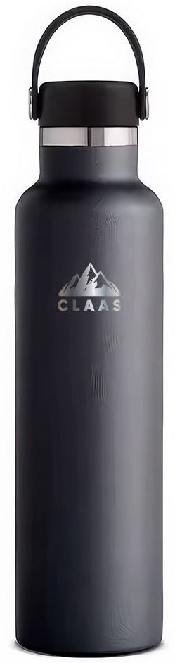 BOTELLA TÉRMICA CLAAS - 600 ml.- NEGRO