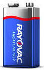BATERÍA ALCALINA 9V RAYOVAC - UNIDAD
