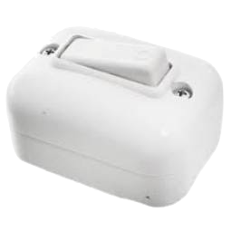 INTERRUPTOR BIPOLAR CON ROSETA - 6 UNIDADES