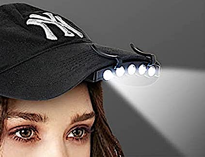LINTERNA DE VISERA 5 LED - EN CAJA