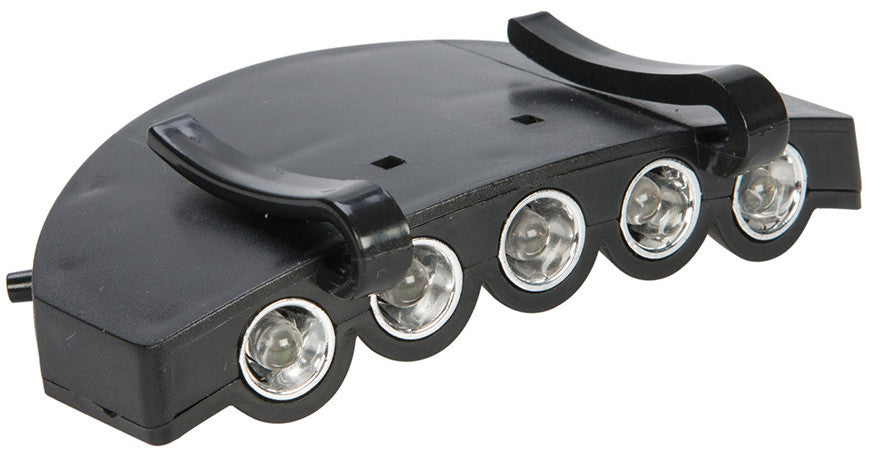 LINTERNA DE VISERA 5 LED - EN BLISTER