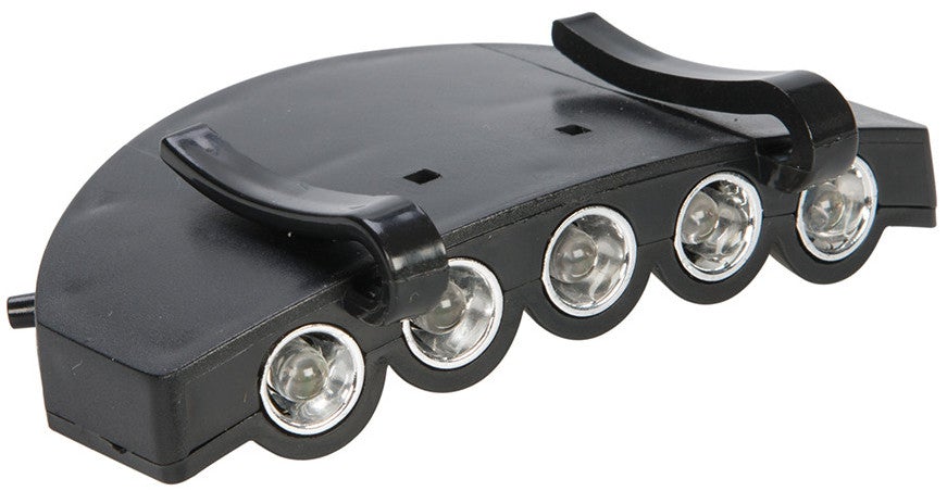 LINTERNA DE VISERA 5 LED - EN CAJA