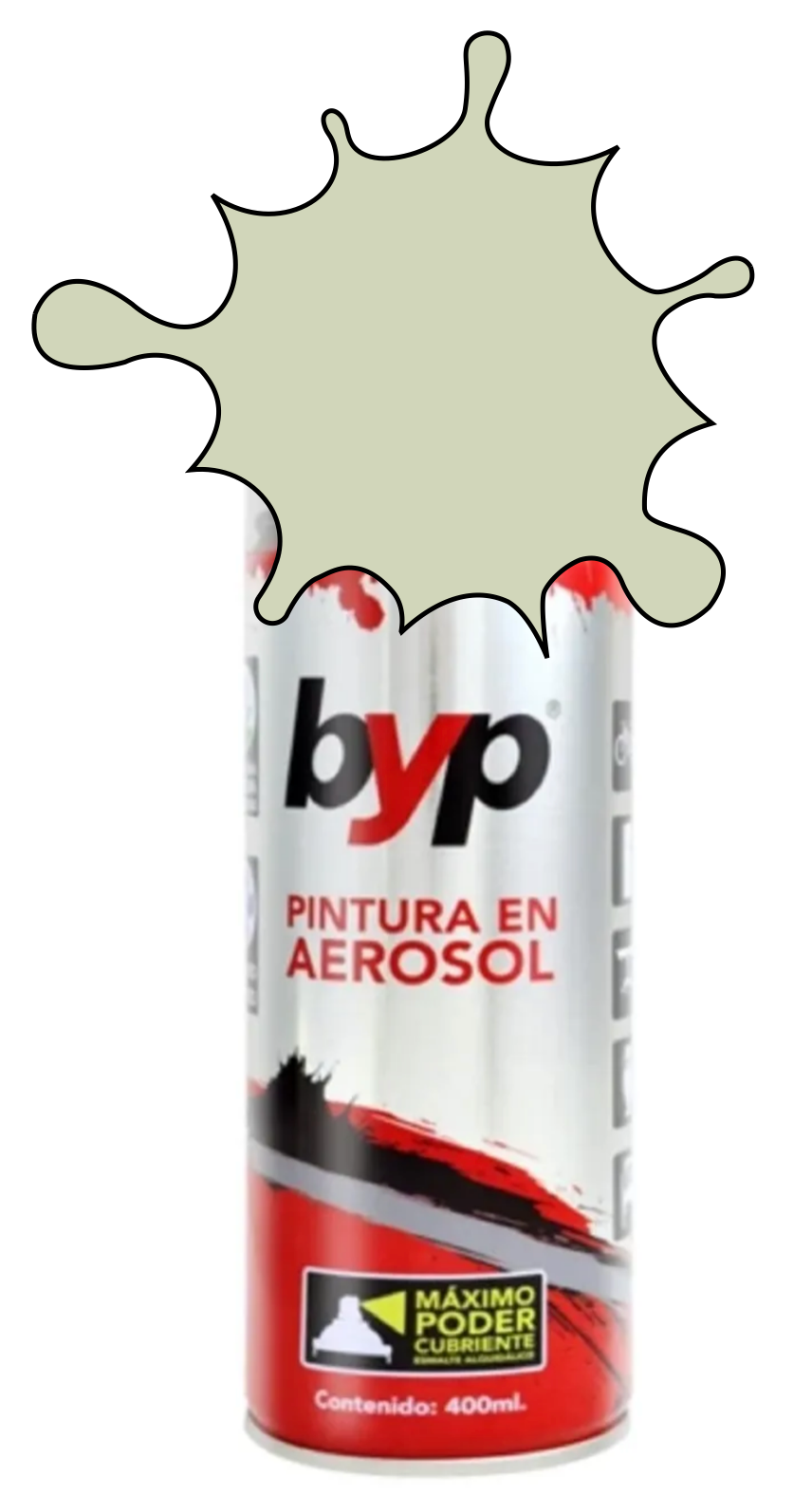 PINTURA BYP AEROSOL 400 ml. - BLANCO DUENDE