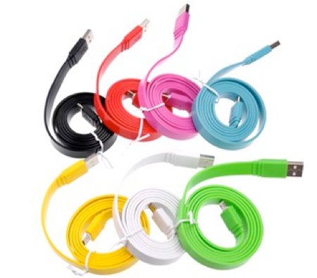 CABLE USB A MICRO USB - 6 UNIDADES