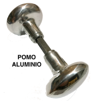POMO CON CORREDERA 8 mm EJE CORTO x 6 unidades