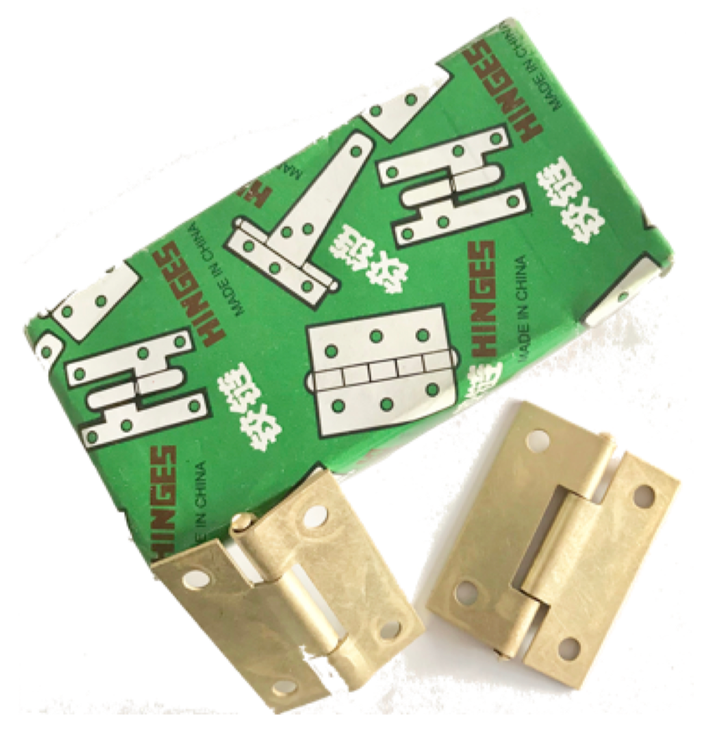 BISAGRA LIBRO LIVIANA 3,5" - PERNO FIJO Y AGUJERO - 24 UNIDADES