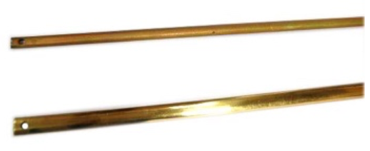 VARILLA DE FALLEBA BRONCEADA - 2,00 mts.- HIERRO MACIZA