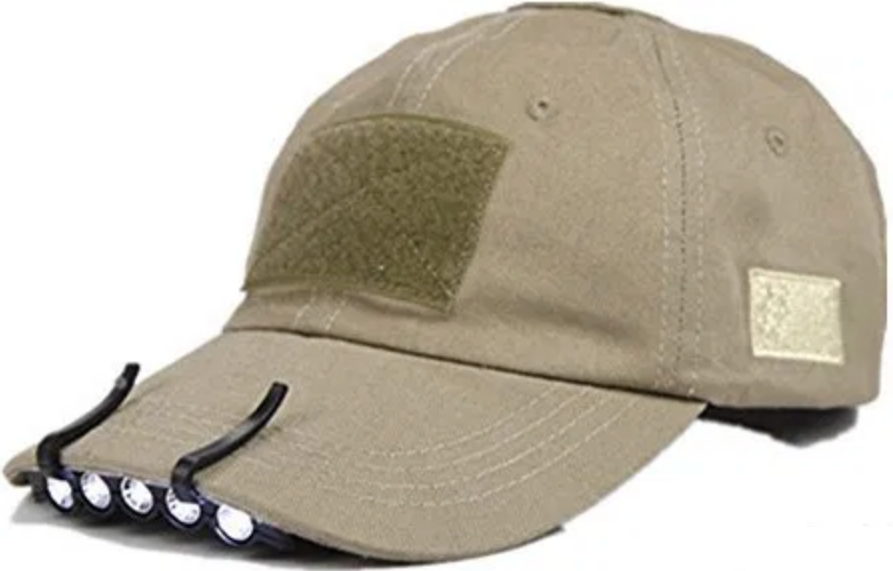 LINTERNA DE VISERA 5 LED - EN CAJA