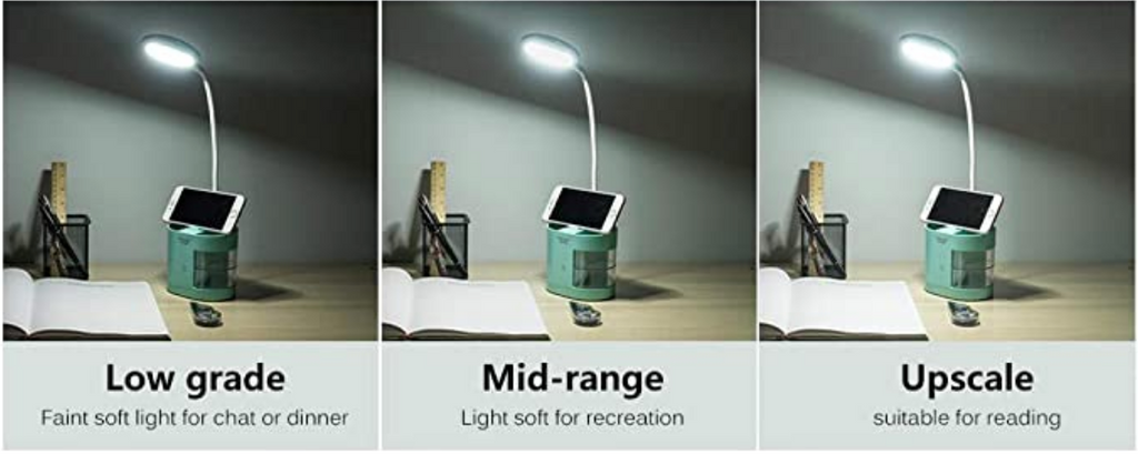 PORTÁTIL LED TÁCTIL RECARGABLE - CON GAVETERO
