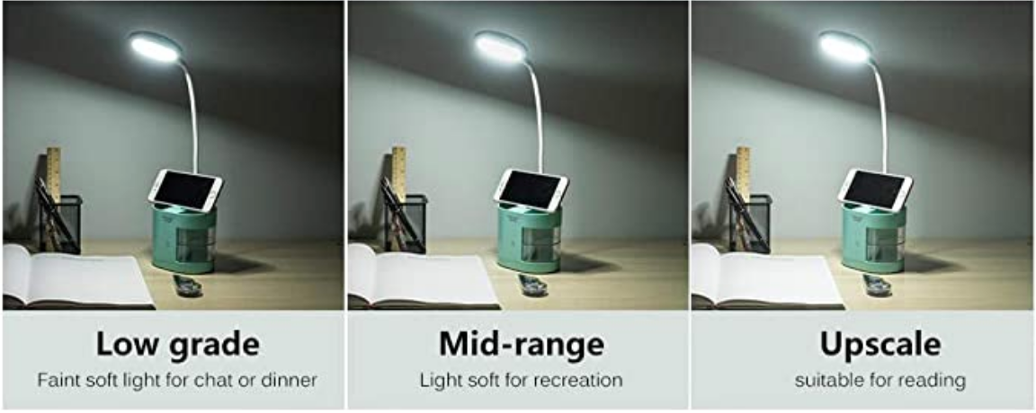 PORTÁTIL LED TÁCTIL RECARGABLE - CON GAVETERO