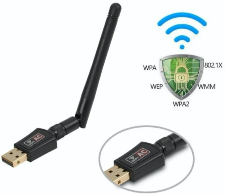 RECEPTOR WIFI USB - 600 mbps