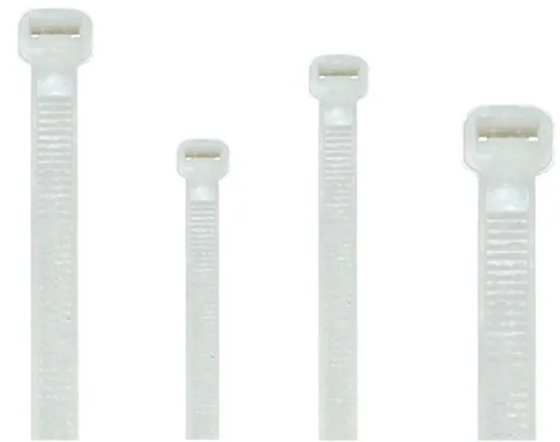 SUNCHOS BLANCOS 500 x 4,8 mm- 100 UNIDADES