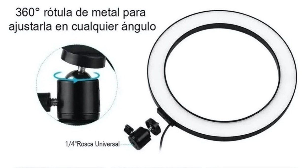 ARO DE LUZ LED - 26 cm.