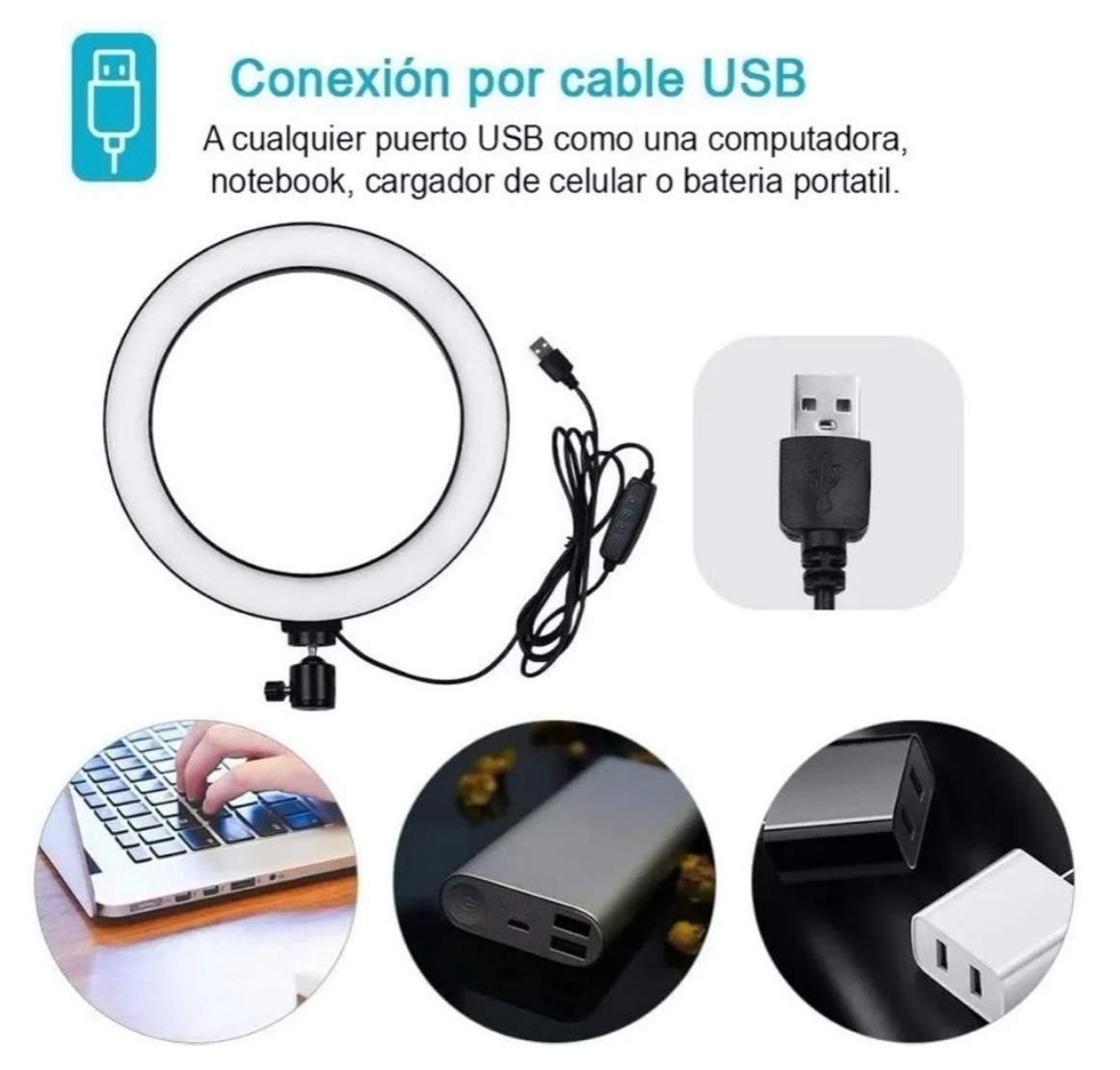 ARO DE LUZ LED - 26 cm.