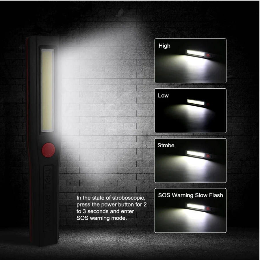 ANTORCHA LED CON IMÁN - por unidad