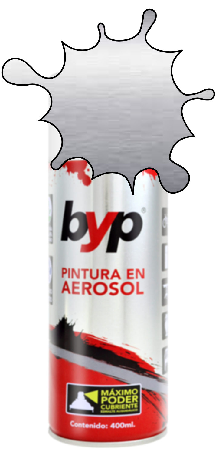 PINTURA BYP AEROSOL 400 ml. - PLATA 36