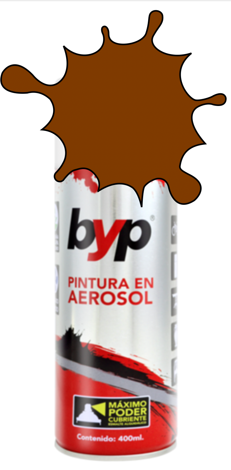 PINTURA BYP AEROSOL 400 ml. - CAFE CAPUCCINO 29