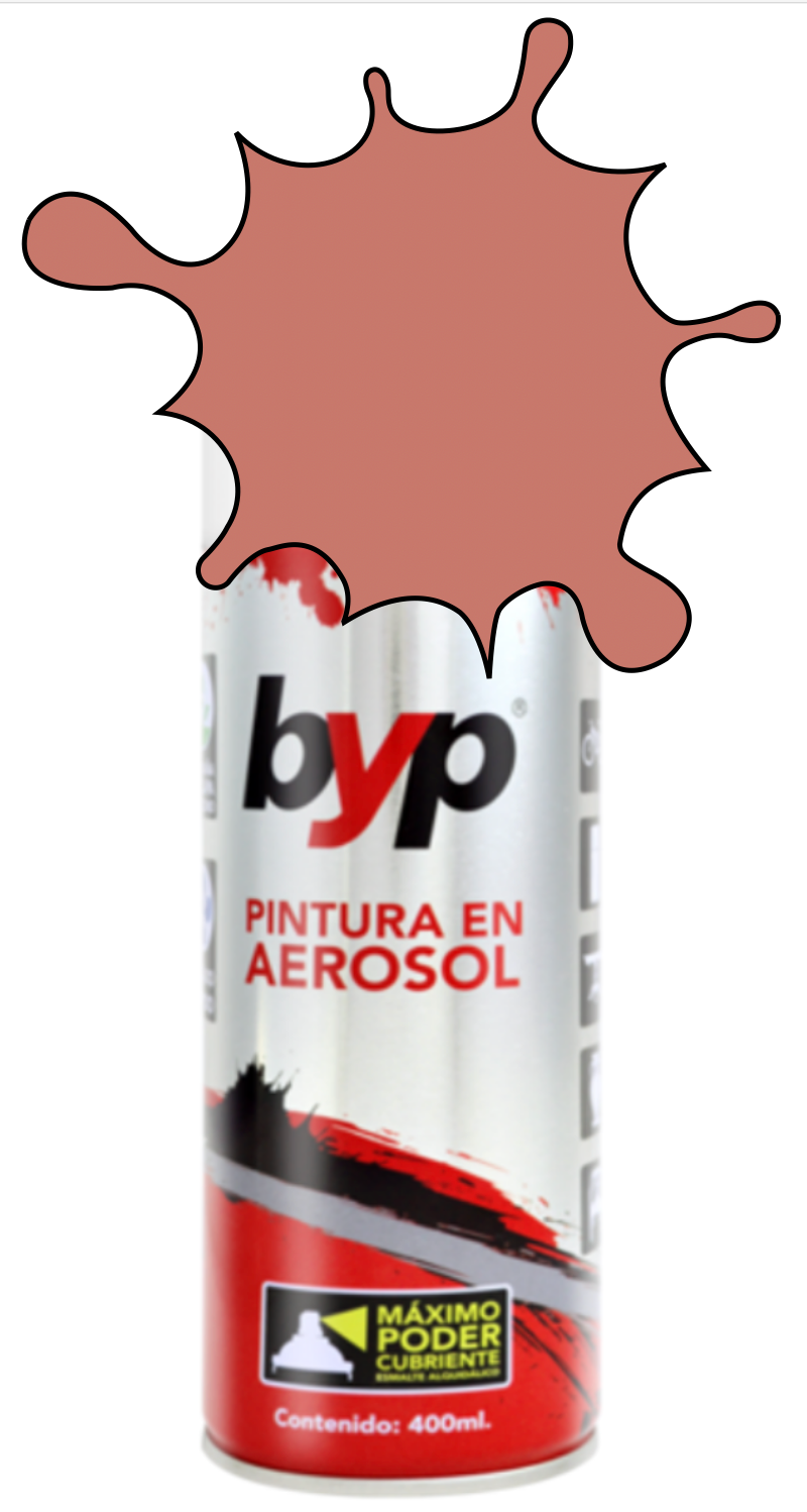 PINTURA BYP AEROSOL 400 ml. - ANTIOXIDO ROJO 142