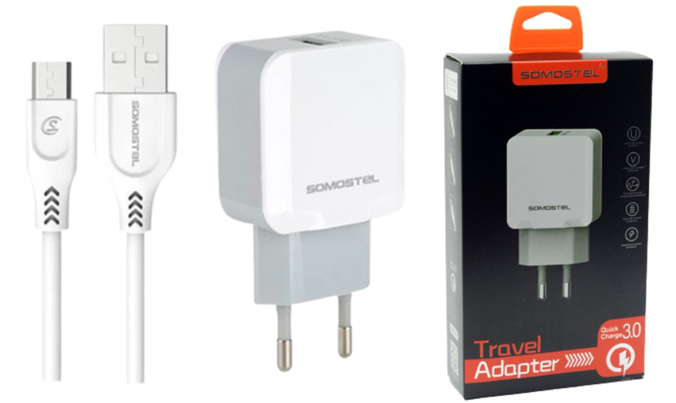CARGADOR 3.0A USB MICRO