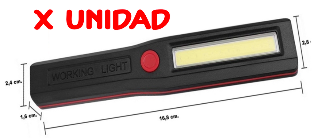ANTORCHA LED CON IMÁN - por unidad