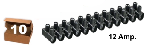BORNERA BRONCE 12 Amp.- 10 UNIDADES